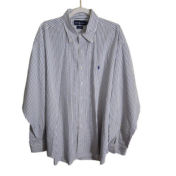 Ralph Lauren Other - Ralph Lauren Blake Blue Label Oxford Blue Striped Shirt Size XL